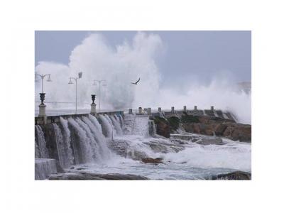 Olas en el Cantabrico