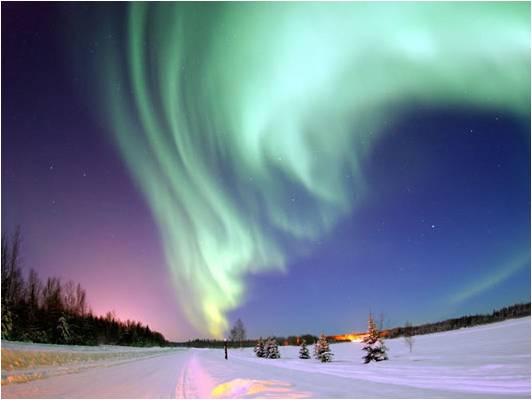 Esta Imajen Pertenece a la Aurora Boreal